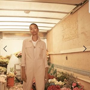 Madewell Zip Front Coverall Jumpsuit - XL